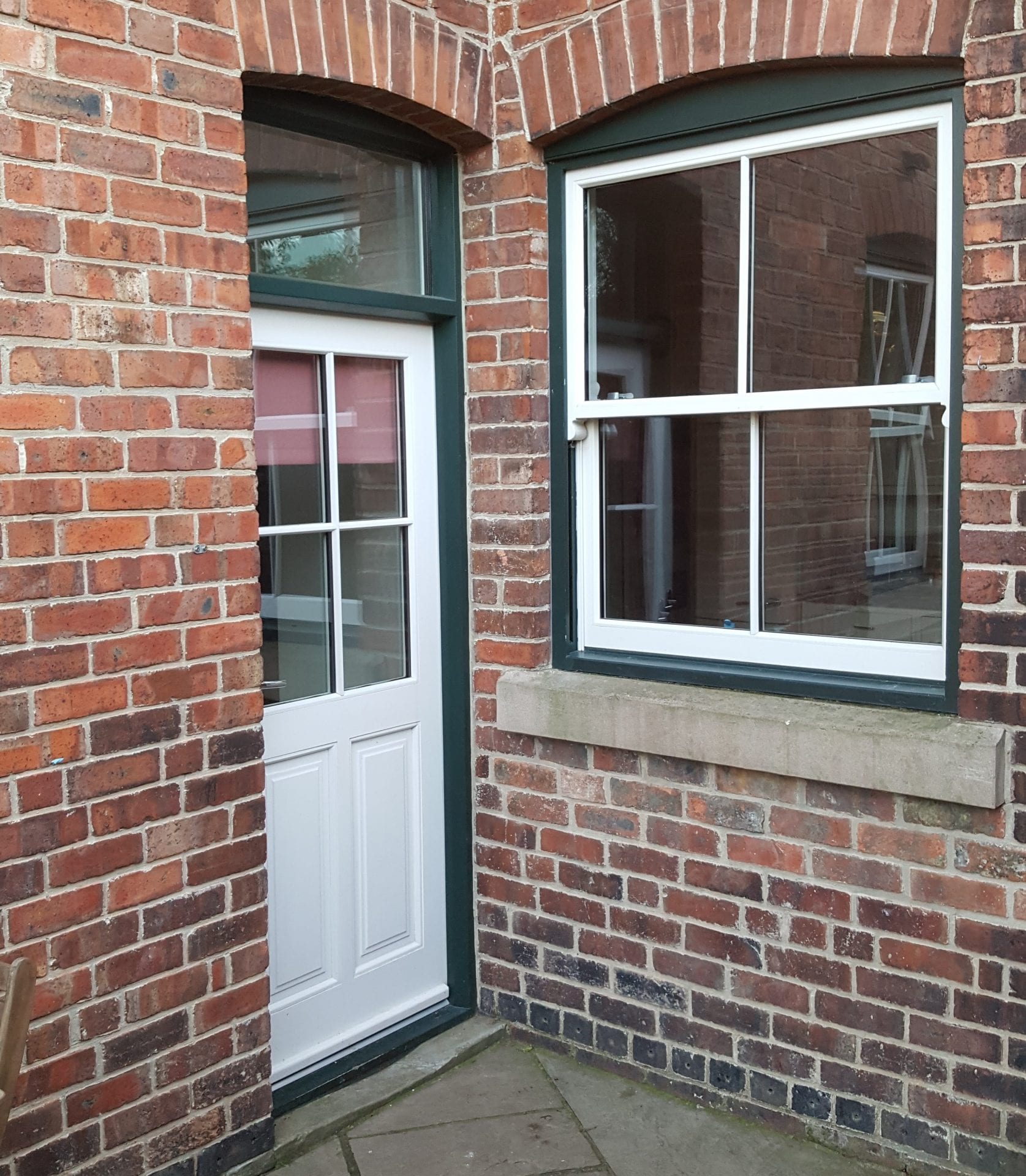 timber windows fitted to a traditional home