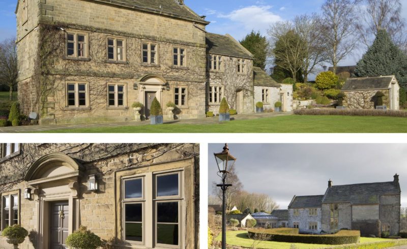 Gallery shots of Olde Longmoor Hall in Derbyshire after Gowercroft fitted new timber windows and doors