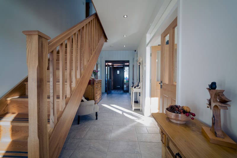 staircase joinery from bespoke windows, doors and internal joinery project in hartlepool
