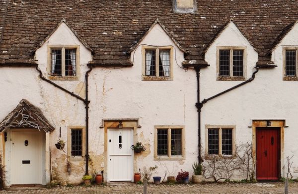 Windows for listed buildings - traditional cottages in a row