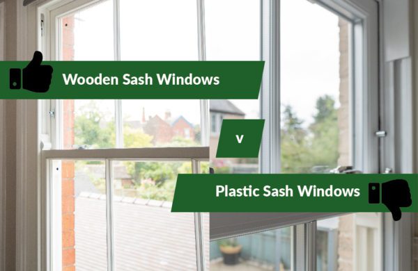 Wooden sash windows v plastic sash windows main image